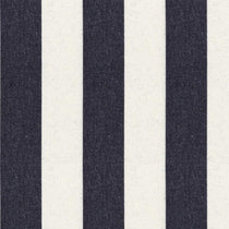 Devon Stripe Black Fabric by the Metre